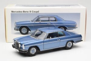 Mercedes 280C/8 W114 Coupe Sinine Metallic AUTOart 1:18 76187 Metall - pilt 8/8