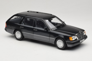 Mercedes 300 D W124 Universaal Must Norev 1:18 183960 Metall - pilt 6/8