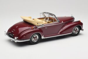 Mercedes 300 SC W188 Kabriolett Tumepunane KK-Scale 1:18 KKDC180942 Metall - pilt 2/6