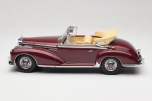 Mercedes 300 SC W188 Kabriolett Tumepunane KK-Scale 1:18 KKDC180942 Metall - pilt 3/6