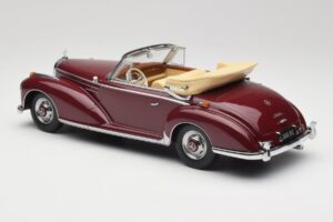 Mercedes 300 SC W188 Kabriolett Tumepunane KK-Scale 1:18 KKDC180942 Metall - pilt 5/6