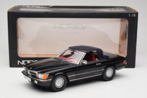 Mercedes 300 SL R107 Must Norev 1:18 183511 Metall - pilt 8/8