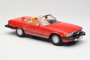 Mercedes 300 SL R107 Punane Norev 1:18 B66040623 Metall - pilt 6/8