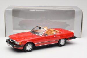 Mercedes 300 SL R107 Punane Norev 1:18 B66040623 Metall - pilt 8/8