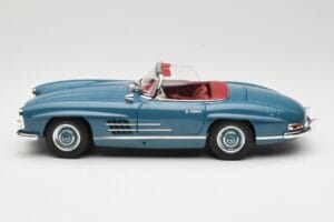 Mercedes 300 SL W198 Roadster Sinine Minichamps 1:18 180039035 Metall - pilt 4/8
