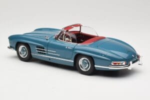 Mercedes 300 SL W198 Roadster Sinine Minichamps 1:18 180039035 Metall - pilt 7/8