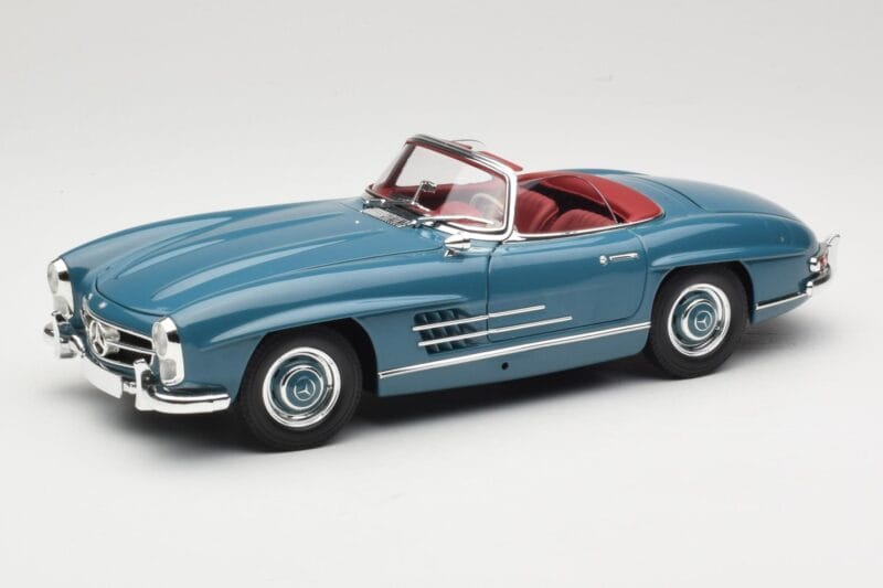 Mercedes 300 SL W198 Roadster Sinine Minichamps 1:18 180039035 Metall