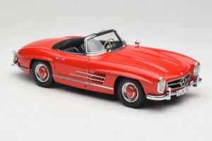 Mercedes 300 SL Roadster Punane Minichamps 1:18 180039031 Metall - pilt 6/8