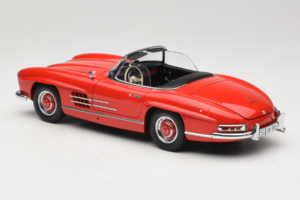 Mercedes 300 SL Roadster Punane Minichamps 1:18 180039031 Metall - pilt 7/8