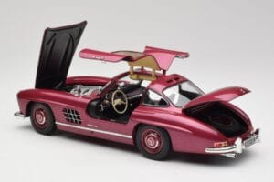 Mercedes 300 SL W198 Tulipunane Minichamps 1:18 180039008 Metall - pilt 5/8