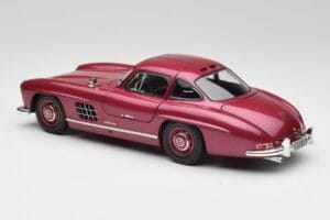Mercedes 300 SL W198 Tulipunane Minichamps 1:18 180039008 Metall - pilt 7/8