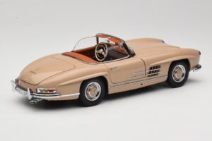 Mercedes 300 SL W198 Roadster Helepruun Minichamps 1:18 180039032 Metall - pilt 3/8