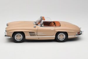 Mercedes 300 SL W198 Roadster Helepruun Minichamps 1:18 180039032 Metall - pilt 4/8