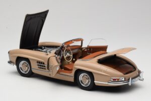 Mercedes 300 SL W198 Roadster Helepruun Minichamps 1:18 180039032 Metall - pilt 5/8