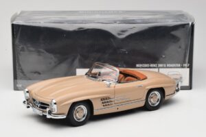Mercedes 300 SL W198 Roadster Helepruun Minichamps 1:18 180039032 Metall - pilt 8/8