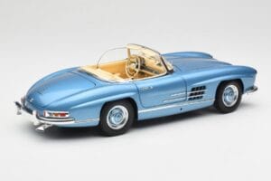 Mercedes 300 SL W198 Roadster Hardtop Light Blue Metallic Minichamps 1:18 180039042 Metall - pilt 4/9