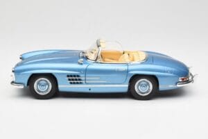 Mercedes 300 SL W198 Roadster Hardtop Light Blue Metallic Minichamps 1:18 180039042 Metall - pilt 5/9