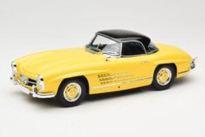 Mercedes 300 SL W198 Roadster Hardtop Signal Yellow Minichamps 1:18 180039044 Metall - pilt 3/9