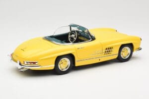Mercedes 300 SL W198 Roadster Hardtop Signal Yellow Minichamps 1:18 180039044 Metall - pilt 4/9