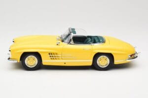 Mercedes 300 SL W198 Roadster Hardtop Signal Yellow Minichamps 1:18 180039044 Metall - pilt 5/9