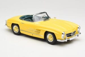 Mercedes 300 SL W198 Roadster Hardtop Signal Yellow Minichamps 1:18 180039044 Metall - pilt 7/9