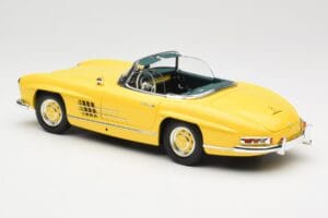 Mercedes 300 SL W198 Roadster Hardtop Signal Yellow Minichamps 1:18 180039044 Metall - pilt 8/9