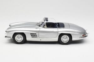 Mercedes 300 SL W198 Roadster Silver Metallic Minichamps 1:18 180039030 Metall - pilt 4/8