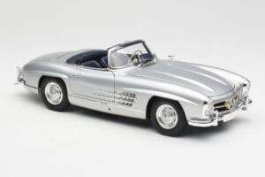Mercedes 300 SL W198 Roadster Silver Metallic Minichamps 1:18 180039030 Metall - pilt 6/8