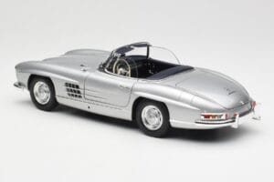 Mercedes 300 SL W198 Roadster Silver Metallic Minichamps 1:18 180039030 Metall - pilt 7/8