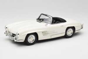 Mercedes 300 SL W198 Roadster Valge Pehme Katusega Minichamps 1:18 180039034 Metall
