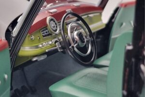 Mercedes 300 W186 Konrad Adenauer Norev 1:18 183707 Metall - pilt 8/9