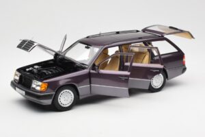 Mercedes 300D S124 T-Model Bornit Diileri Väljaanne Norev 1:18 B66040701 Metall - pilt 2/8
