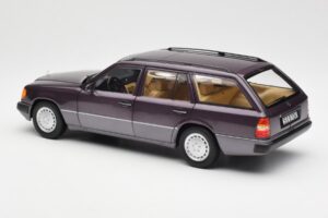 Mercedes 300D S124 T-Model Bornit Diileri Väljaanne Norev 1:18 B66040701 Metall - pilt 7/8