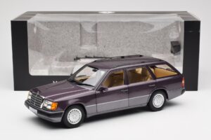 Mercedes 300D S124 T-Model Bornit Diileri Väljaanne Norev 1:18 B66040701 Metall - pilt 8/8