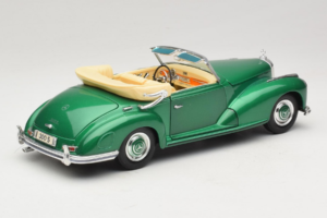 Mercedes 300S Cabriolet Green Metallic Maisto 1:18 52116 Metall - pilt 3/7
