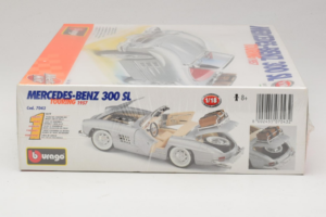 Mercedes 300SL Roadster Hõbedane Bburago 1:18 7043 Metall - pilt 4/4