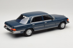 Mercedes 350 SEL W116 Hansa Blue Norev 1:18 183976 Metall - pilt 3/8