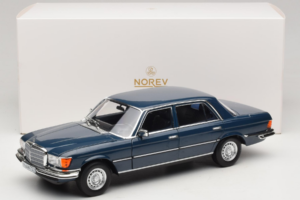 Mercedes 350 SEL W116 Hansa Blue Norev 1:18 183976 Metall - pilt 8/8