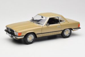Mercedes 350 SL R107 Kuldne Sun Star 1:18 MB004 Metall