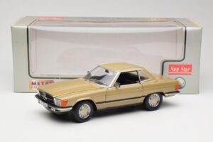 Mercedes 350 SL R107 Kuldne Sun Star 1:18 MB004 Metall - pilt 8/8