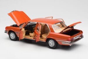 Mercedes 450 SEL 6.9 W116 Oranž Metallic Norev 1:18 183459 Metall - pilt 5/8