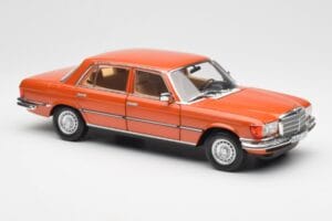 Mercedes 450 SEL 6.9 W116 Oranž Metallic Norev 1:18 183459 Metall - pilt 6/8