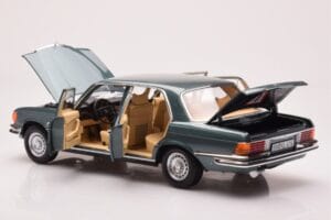 Mercedes 450 SEL 6.9 W116 Petrol Metallik Norev 1:18 183974 Metall - pilt 5/8