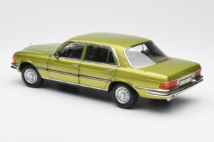 Mercedes 450 SEL W116 Citrus Roheline Diileri Väljaanne Norev 1:18 B66040683 Metall - pilt 7/8