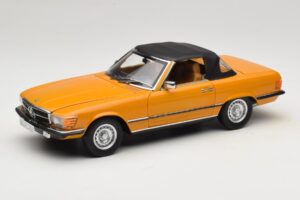 Mercedes 450 SL R107 Cayenne Orange Norev 1:18 183350 Metall - pilt 3/10