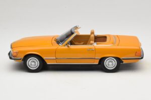 Mercedes 450 SL R107 Cayenne Orange Norev 1:18 183350 Metall - pilt 6/10