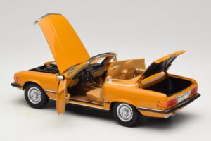 Mercedes 450 SL R107 Cayenne Orange Norev 1:18 183350 Metall - pilt 7/10