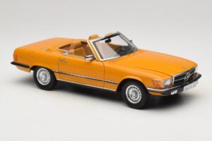Mercedes 450 SL R107 Cayenne Orange Norev 1:18 183350 Metall - pilt 8/10