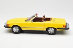 Mercedes 450SL R107 Kollane US Version Norev 1:18 183727 Metall - pilt 5/9