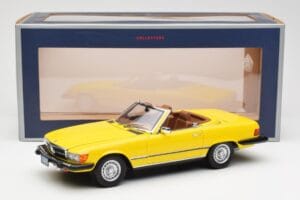 Mercedes 450SL R107 Kollane US Version Norev 1:18 183727 Metall - pilt 9/9